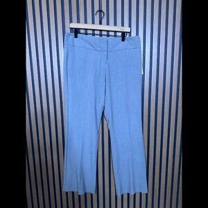 New Kenneth Cole Trousers 10 Short Womens Gray Amanda Pants Stretch Fabric